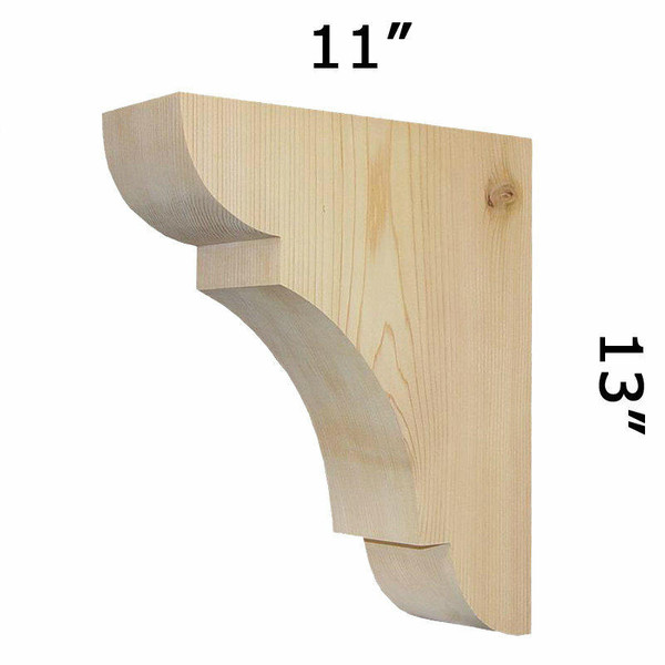 Wood Corbel 28T1 Handcrafted by Timber Build