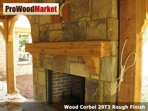 Wood Corbel 28T2 Handcrafted by Timber Build
