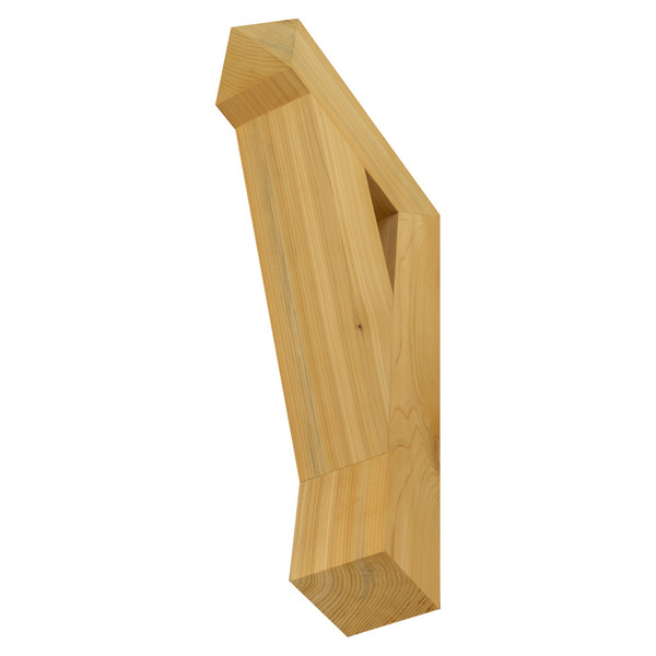 Cedar Bracket 17T2 — underside detail | Timber Build