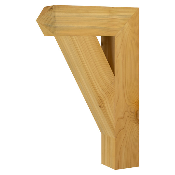 Cedar Bracket 17T2 — product photo on white background | Timber Build