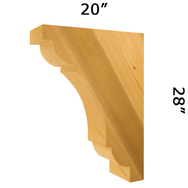 Wood Corbel 21T10 (C21T1020X28)