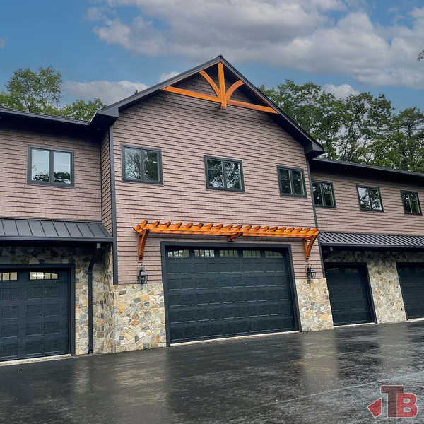 Cedar Gable Bracket 41T96 — garage gable detail | Timber Build