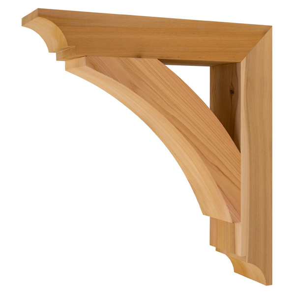 Cedar Bracket 03T5 — product photo on white background | Timber Build