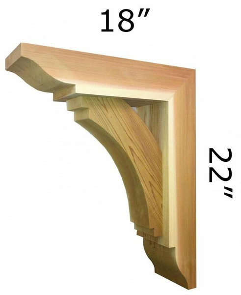 Cedar Bracket 14T11 — Western Red Cedar product photo | Timber Build