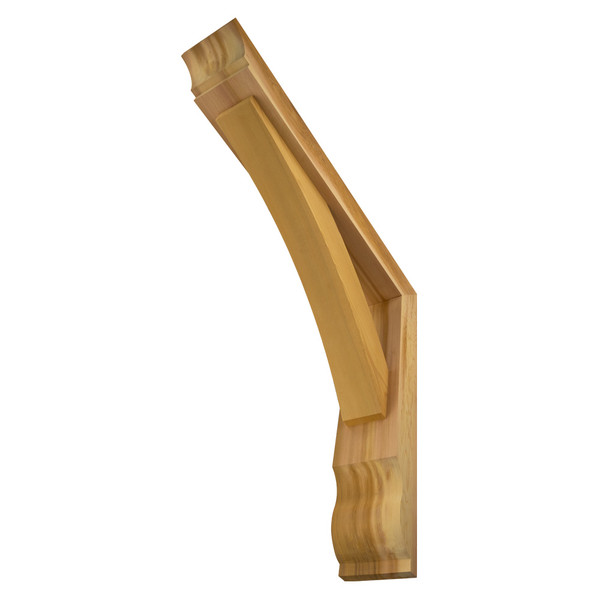 Cedar Bracket 10T16 — underside detail | Timber Build