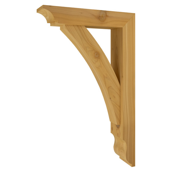 Cedar Bracket 10T17 — product photo on white background | Timber Build