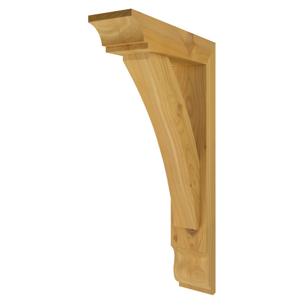Cedar Bracket 10T17 — front view | Timber Build