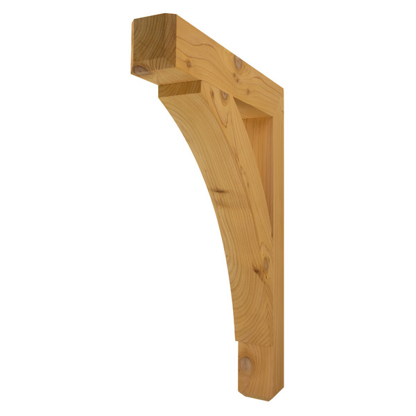 Cedar Bracket 13T8 — front view | Timber Build