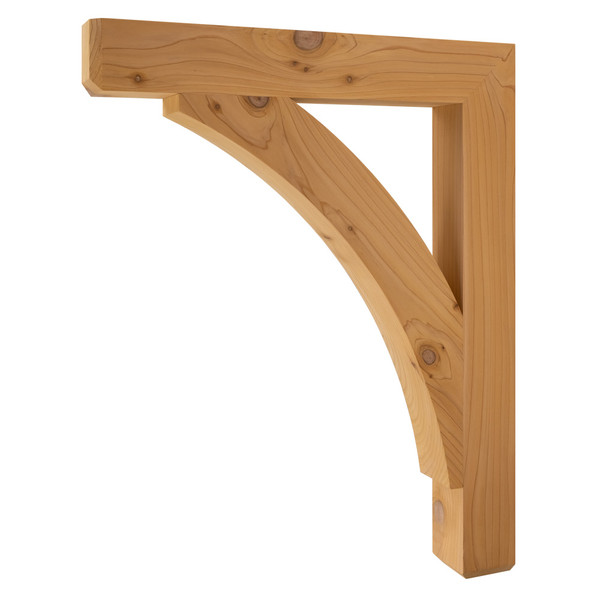 Cedar Bracket 13T8 — product photo on white background | Timber Build