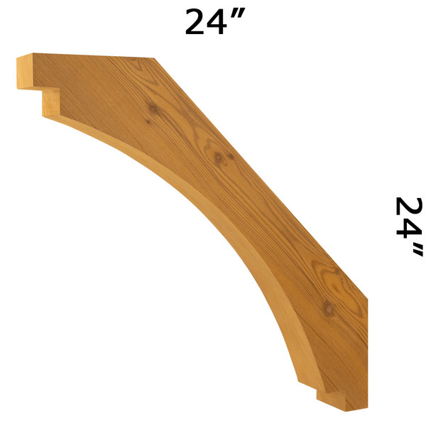 Cedar Knee Brace 67T9 — Western Red Cedar | Timber Build