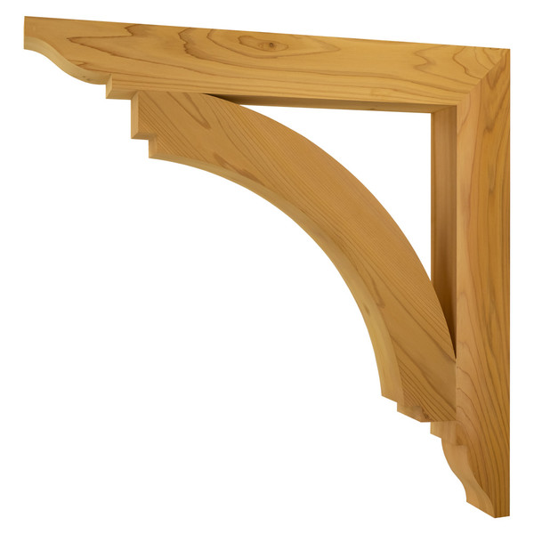 Cedar Bracket 14T14 — product photo on white background | Timber Build