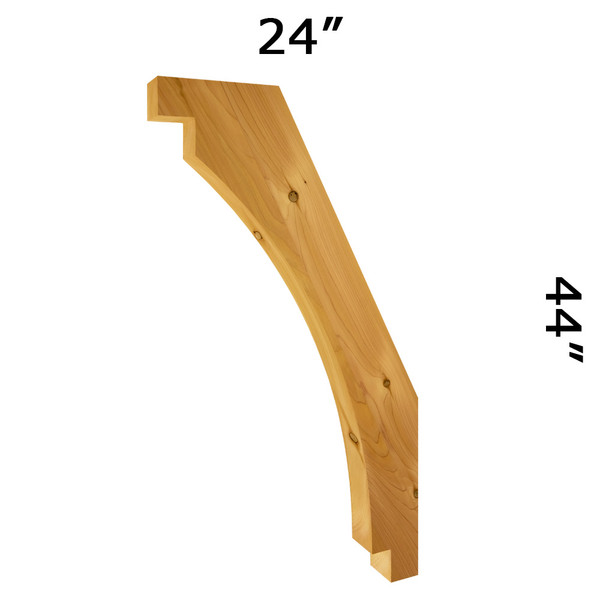 Cedar Knee Brace 67T10 — Western Red Cedar | Timber Build