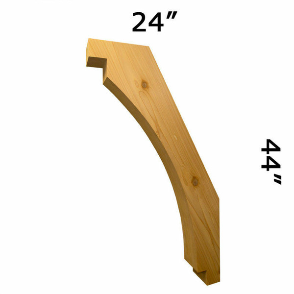 Cedar Knee Brace 67T10 — product photo | Timber Build
