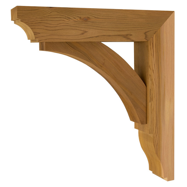 Cedar Bracket 02T24 — product photo on white background | Timber Build