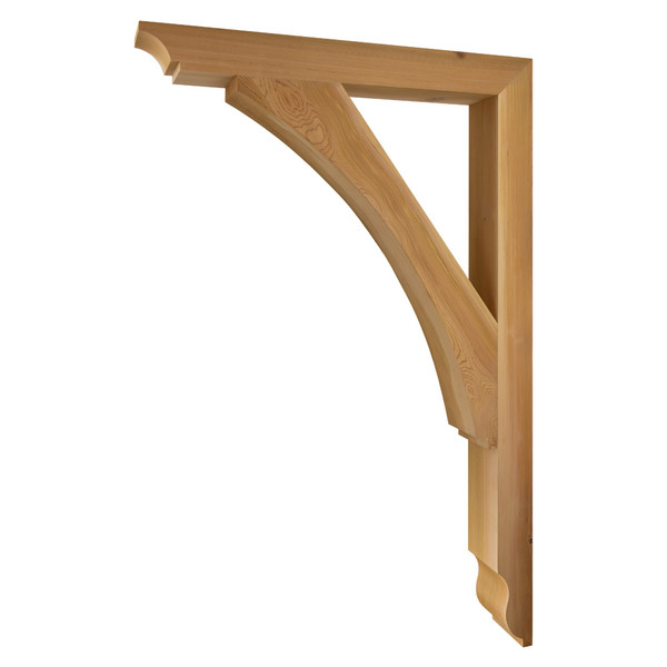 Cedar Bracket 10T22 — product photo on white background | Timber Build