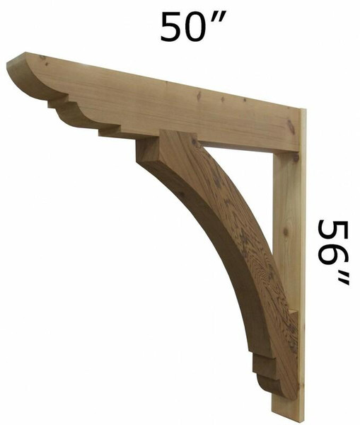 Cedar Bracket 11T10 — Western Red Cedar product photo | Timber Build