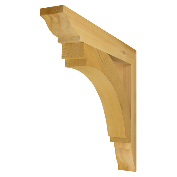 Cedar Bracket 14T4 — front view | Timber Build