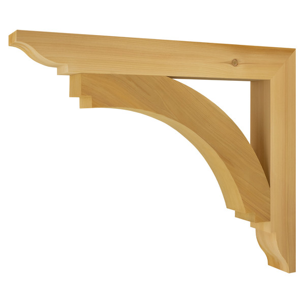 Cedar Bracket 14T4 — product photo on white background | Timber Build
