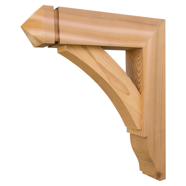 Cedar Bracket 01T4 — product photo on white background | Timber Build