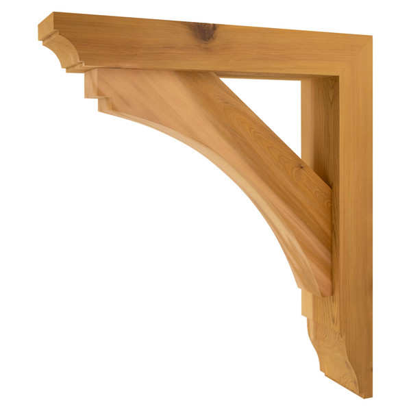 Cedar Bracket 02T27 — product photo on white background | Timber Build