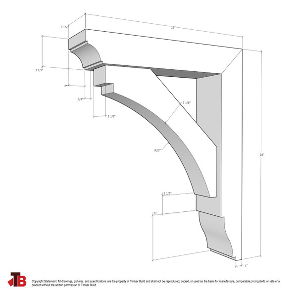 Wood Bracket 02T4 Diagram