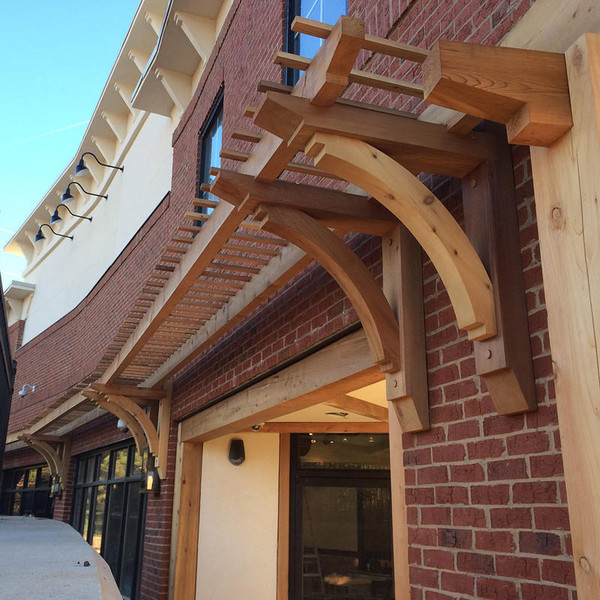 Cedar Bracket 113T3 — Western Red Cedar detail photo | Timber Build