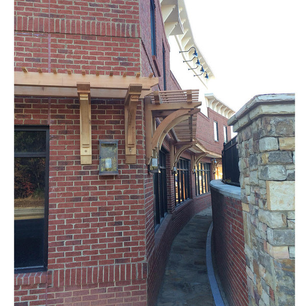 Cedar Bracket 113T35 — Western Red Cedar detail photo | Timber Build