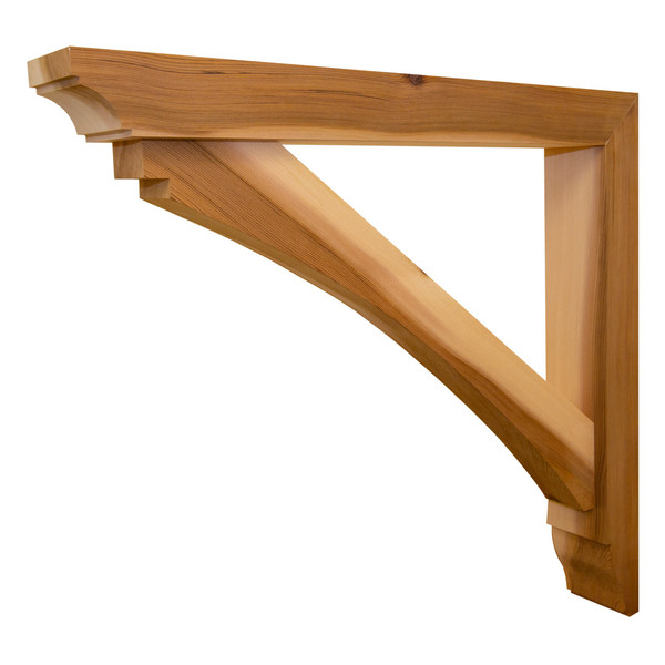 Cedar Bracket 02T5 — product photo on white background | Timber Build
