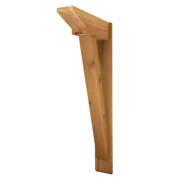 Cedar Bracket 113T45 — front view | Timber Build