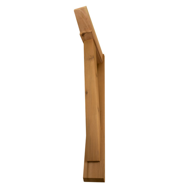 Cedar Bracket 113T45 — underside detail | Timber Build