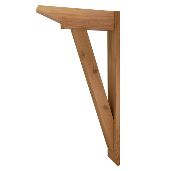 Cedar Bracket 113T45 — product photo on white background | Timber Build