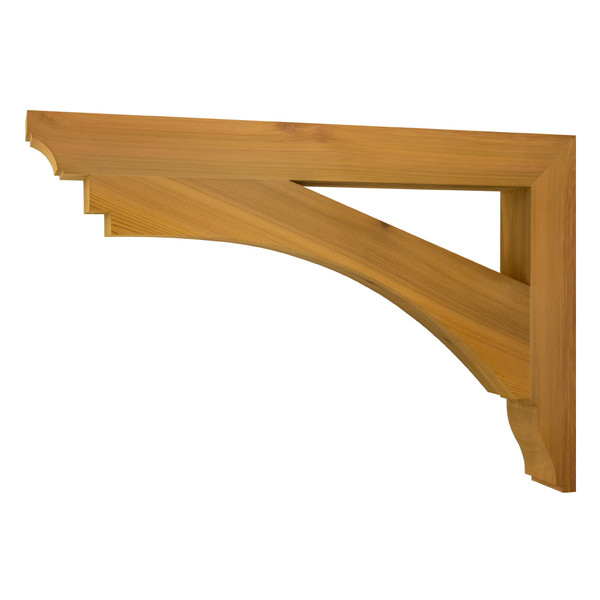 Cedar Bracket 02T8 — product photo on white background | Timber Build