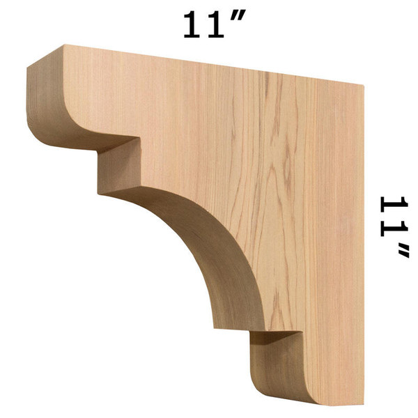 Wood Corbel 31T7S Handcrafted by Timber Build