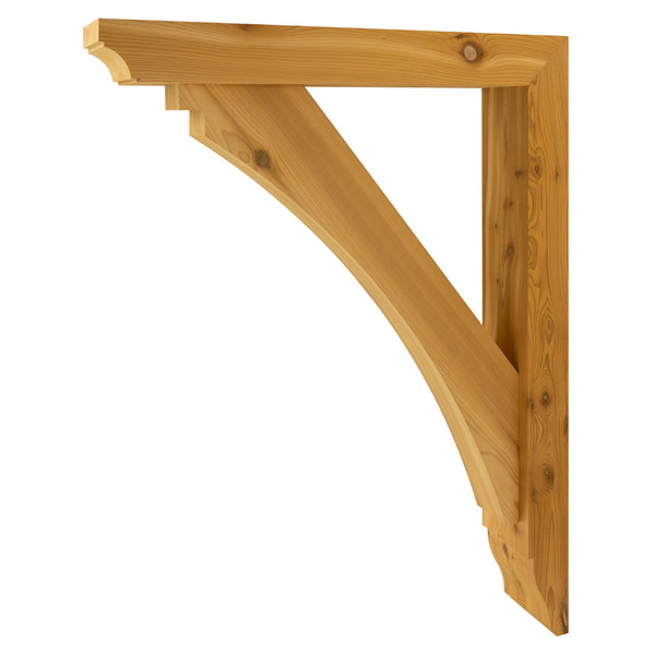 Cedar Bracket 02T9 — product photo on white background | Timber Build