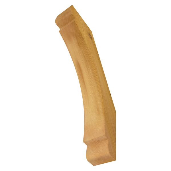 Cedar Knee Brace 63T14S — back view | Timber Build
