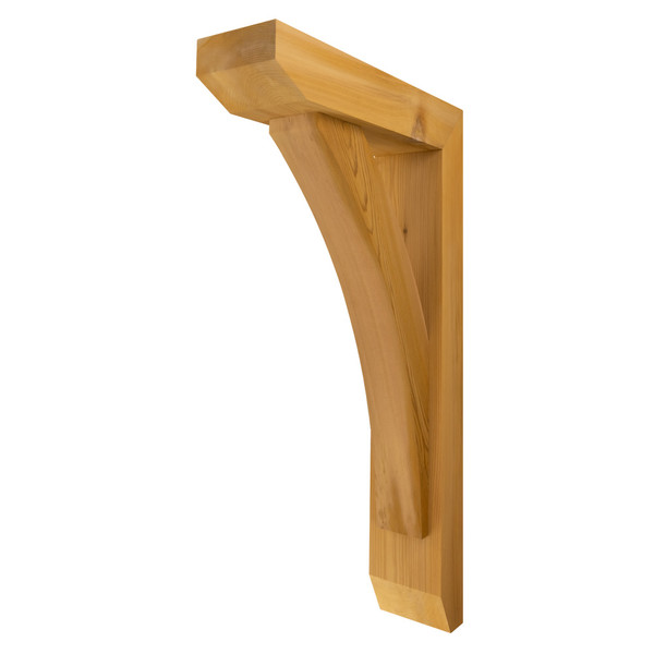Cedar Bracket 13T10 — front view | Timber Build