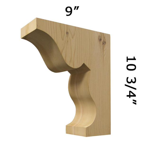 Wood Corbel 32T5 Handcrafted by Timber Build
