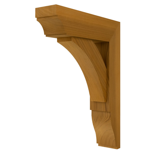 Cedar Bracket 02T14 — front view | Timber Build
