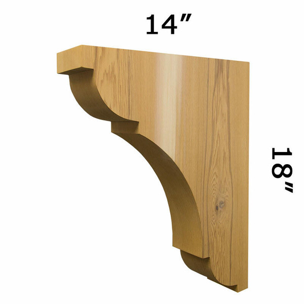 Wood Corbel 21T8 Handcrafted by Timber Build