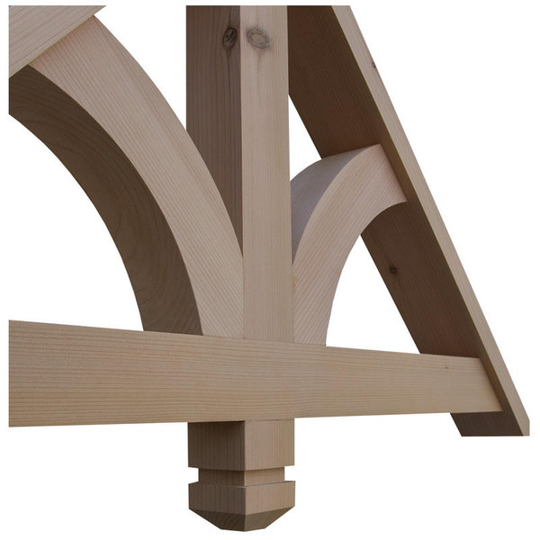 Cedar Gable Bracket 41T40MB — detail photo | Timber Build