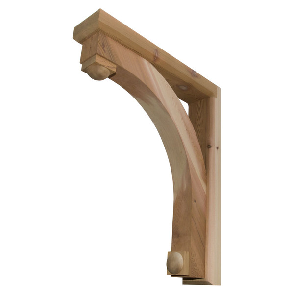 Cedar Bracket 116T2 — underside detail | Timber Build