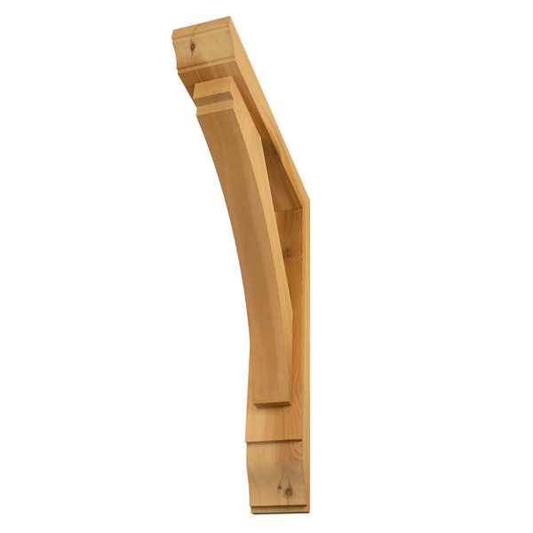 Cedar Bracket 02T35 — underside detail | Timber Build