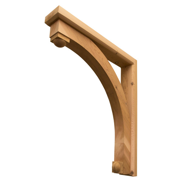 Cedar Bracket 116T4 — underside detail | Timber Build