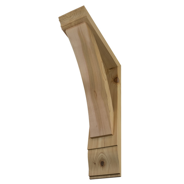 Cedar Bracket 02T17 — underside detail | Timber Build
