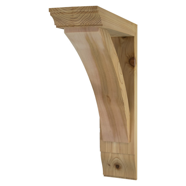 Cedar Bracket 02T17 — front view | Timber Build