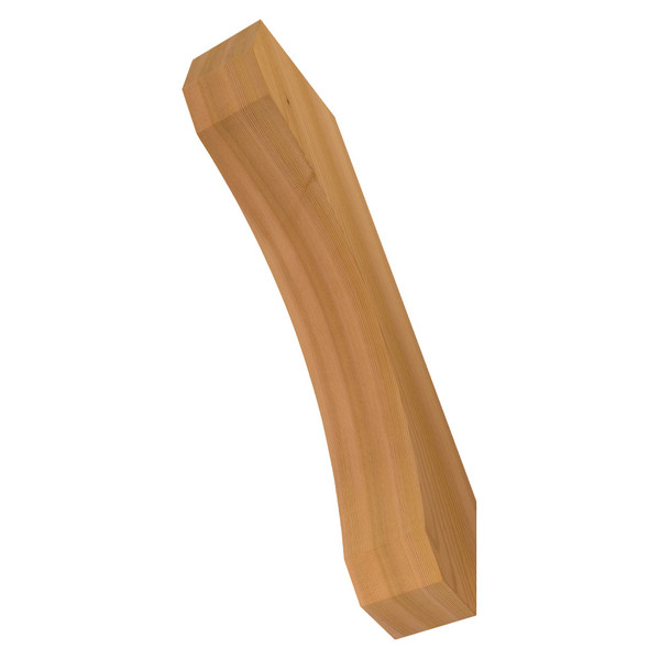 Cedar Knee Brace 72T2 — back view | Timber Build