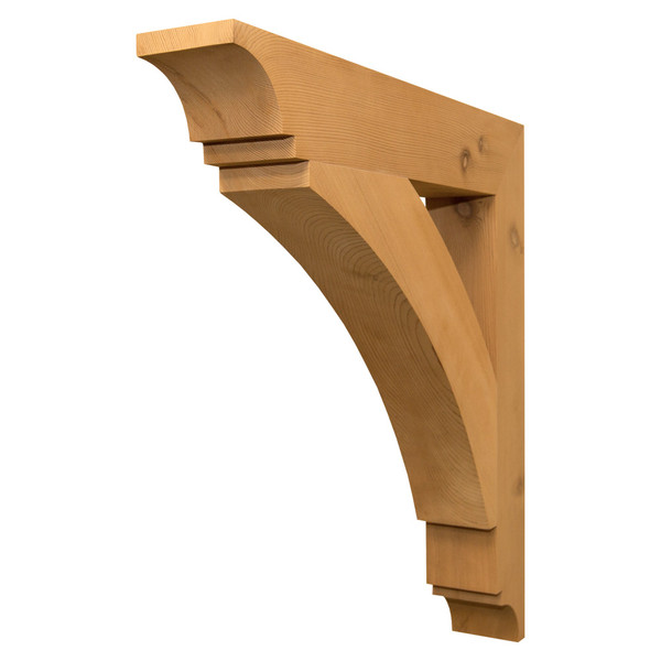 Cedar Bracket 03T3 — front view | Timber Build