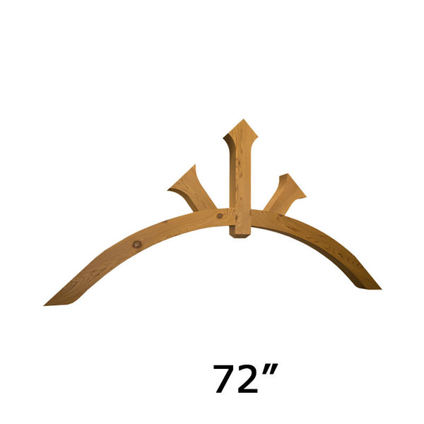 Cedar Gable Bracket 49T72 — Western Red Cedar | Timber Build