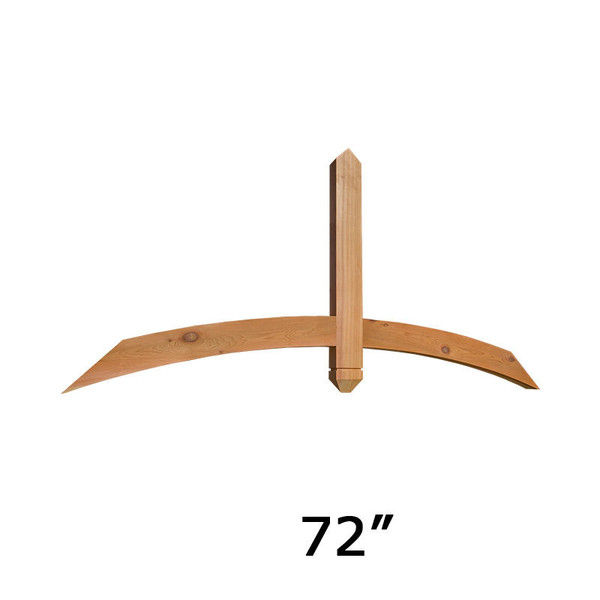 Cedar Gable Bracket 40T72 — Western Red Cedar | Timber Build
