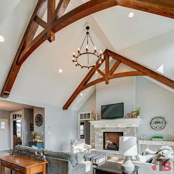 Cedar Gable Bracket 45T60 — interior installation | Timber Build